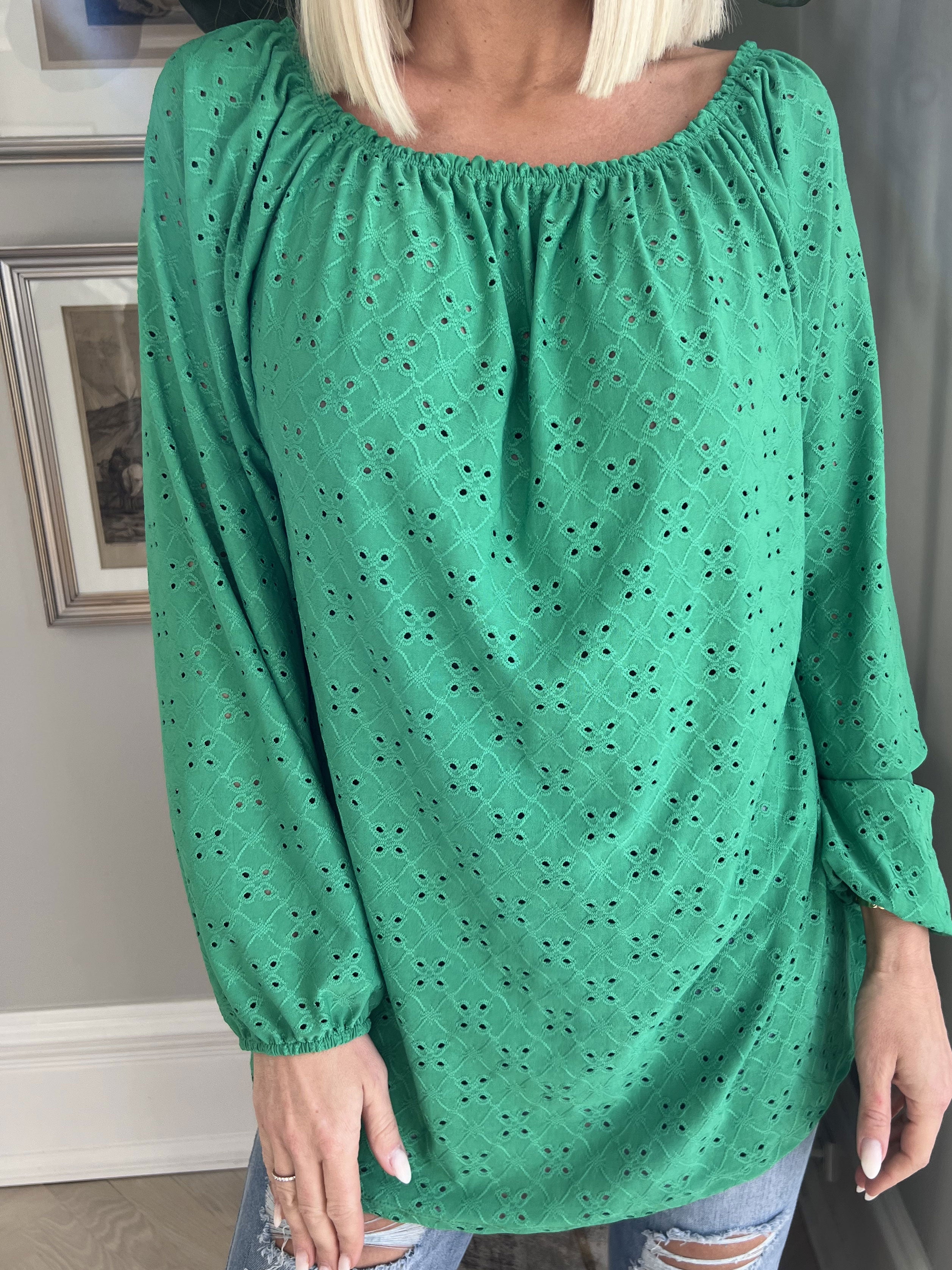 Mimi - Sød blød tunika med broderinger